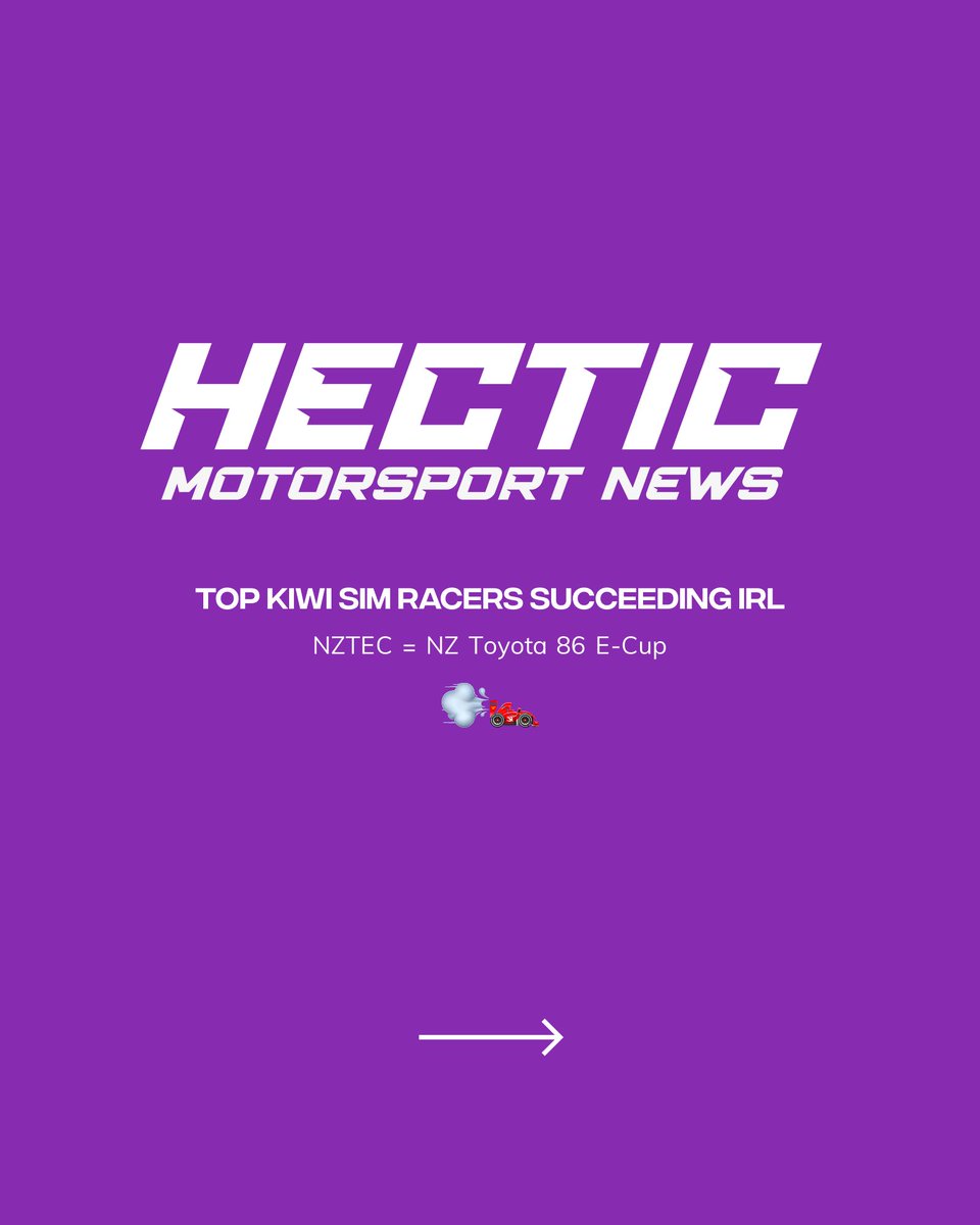 MonkeyMatt_'s tweet photo. I love celebrating kiwis doing awesome things in sim racing, turns out a lot of those same drivers are worth celebrating for their IRL motorsport efforts too, more than I expected.

11 drivers from the NZ Toyota 86 E-Cup have success stories shared in Hectic News https://t.co/CsIOKr9iFu