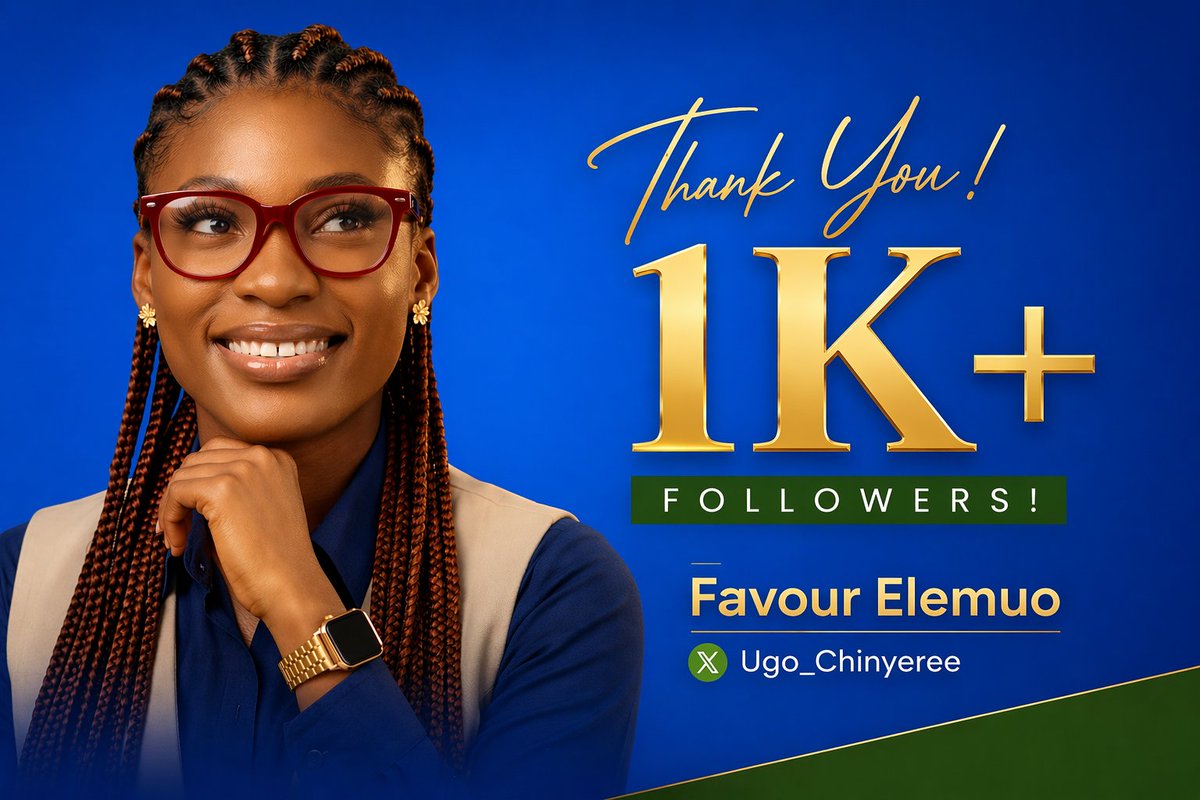 ugo_chinyeree's tweet image. Thank you X family ❤️💕💕🥰😍
Your support means a lot to me
I love y'all 😘 💗 💗 
#GRATITUDE