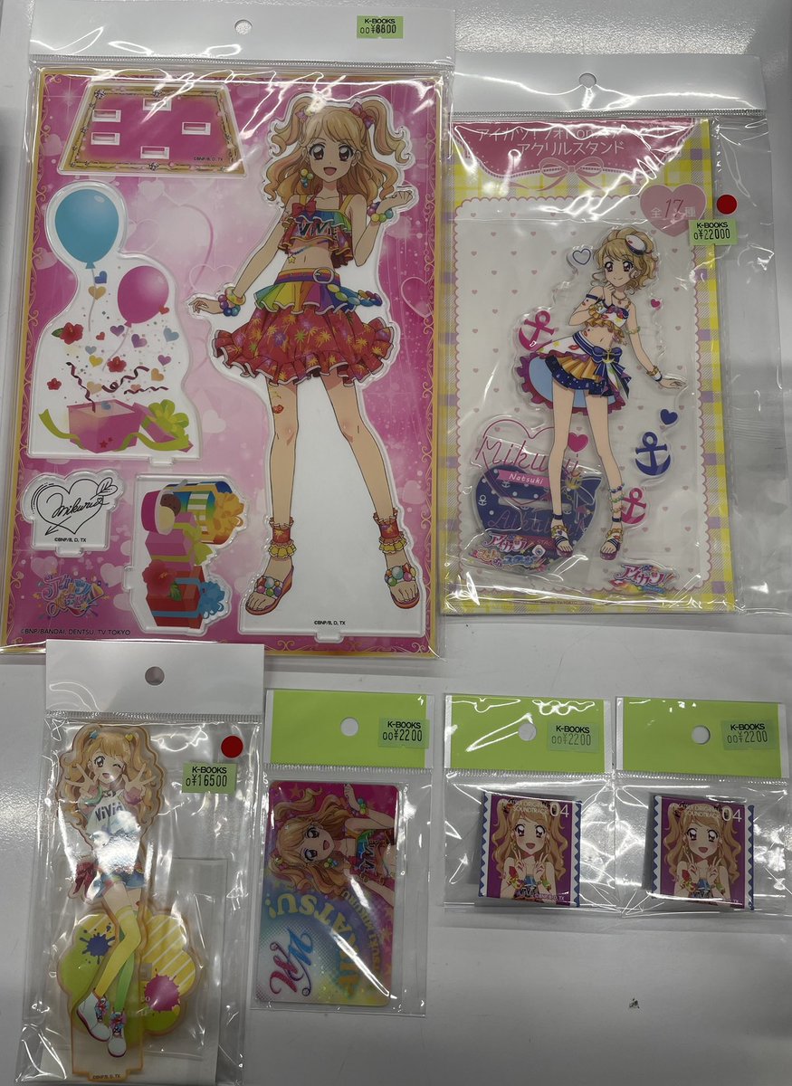 入荷情報】 アイカツ！ 夏樹みくる 各種グッズまとめて入荷しました
