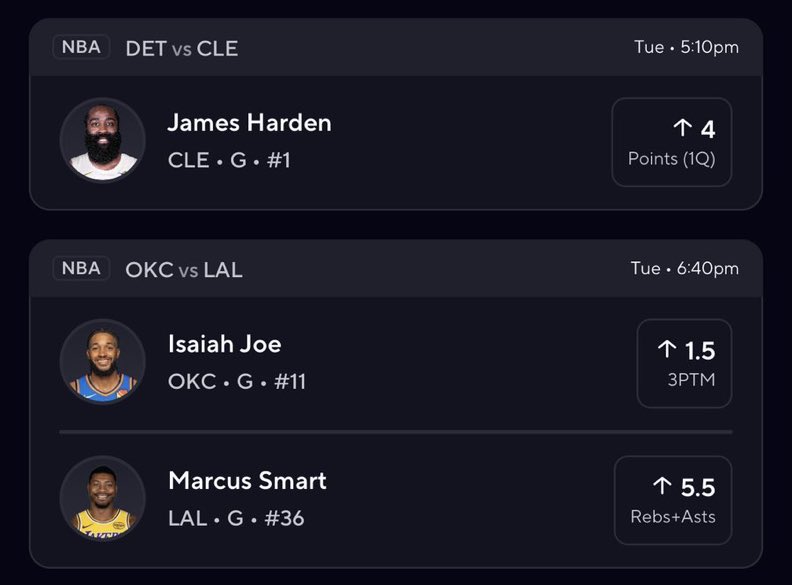 rileyduckm37495's tweet image. NBA Tuesday Playoff Script 🔮

t.me/discordgg7Tf2u…

#GamblingX #PrizePicks #Fanduel