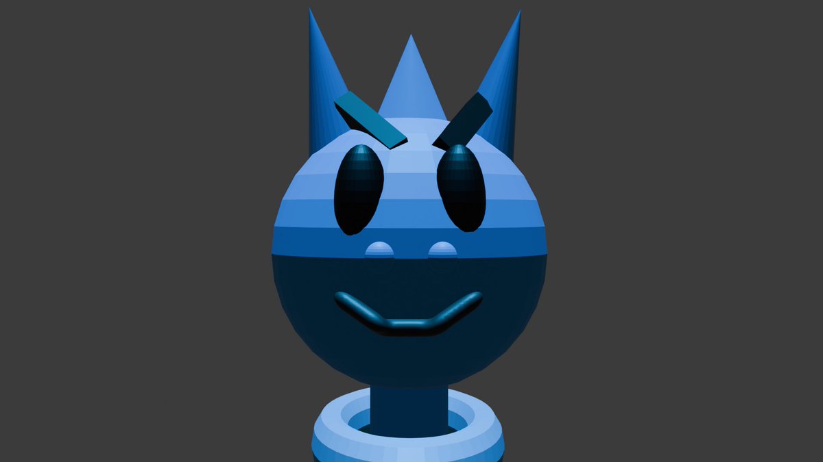 MisterMgxl's tweet image. My first time making a 3D model of my mascot Magment! #3dmodel #3d #characterdesign #magmentthemagicdragon