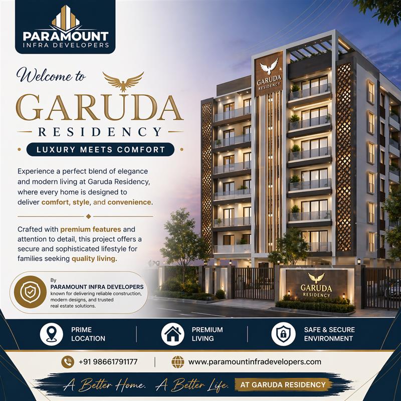 ParamountD28917's tweet image. Welcome to Garuda Residency – where luxury meets comfort. 

+91 98661791177
 paramountinfradevelopers.com

#GarudaResidency #ParamountInfraDevelopers #LuxuryLiving #ModernHomes #PremiumApartments #DreamHome #UrbanLiving