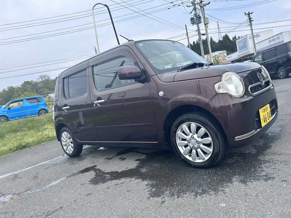 69xi's tweet photo. 内緒のつもりが嫁さんにバレたから。
かわいいココア納車しました
とりあえずラパンの純正ホイールぶち込んだだけ https://t.co/XyLlzUEUna