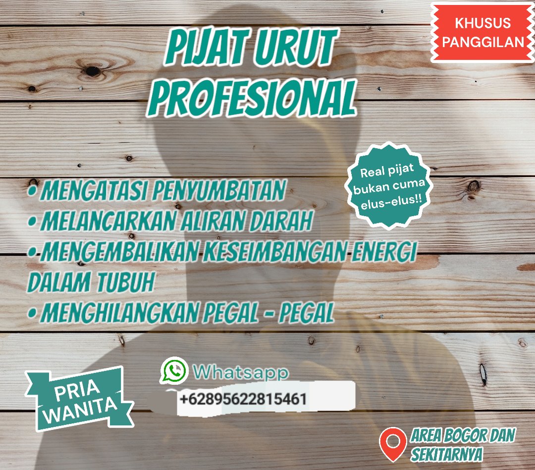 perdadanmana's tweet photo. Salam sehat..!!
Yuk pijat yuuukk...!!
Isi slot hari ini
Pijat urut tradisional oleh terapis profesional bukan abal2
Untuk pria-wanita
Khusus panggilan area bogor &amp; sekitarnya
#pijatbogor #pijatpriabogor #pijatwanitabogor #pijatpanggilanbogor #pijatjabodetabek https://t.co/l8S6curWua