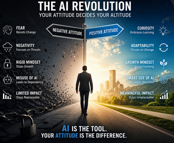 Catalyst_Cube's tweet photo. AI is not the biggest threat to professionals.
A fear-driven attitude towards AI is the true liability.

AI can amplify operational velocity.
But only the right professional disposition can transform capability into credibility.

#AI #FutureOfWork #Leadership #ProfessionalGrowth https://t.co/J7AyqGwX6C