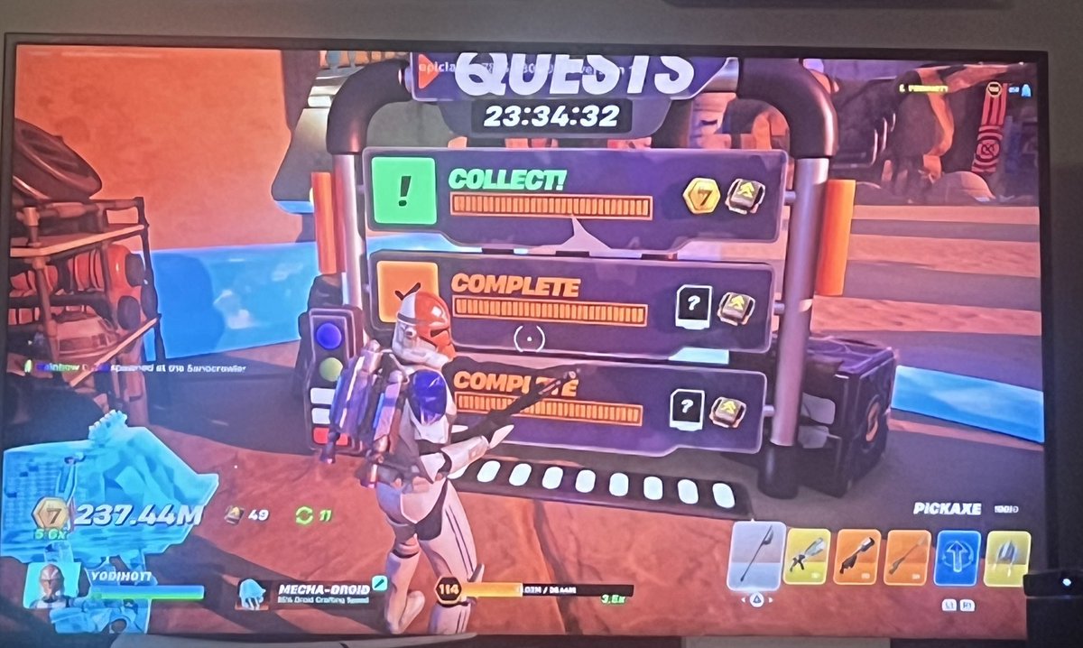 HotYodi's tweet photo. @FoadZone This is probably the 3rd straight day of the top daily quest not being claimable even though it shows I finished it https://t.co/z7060a9fAc