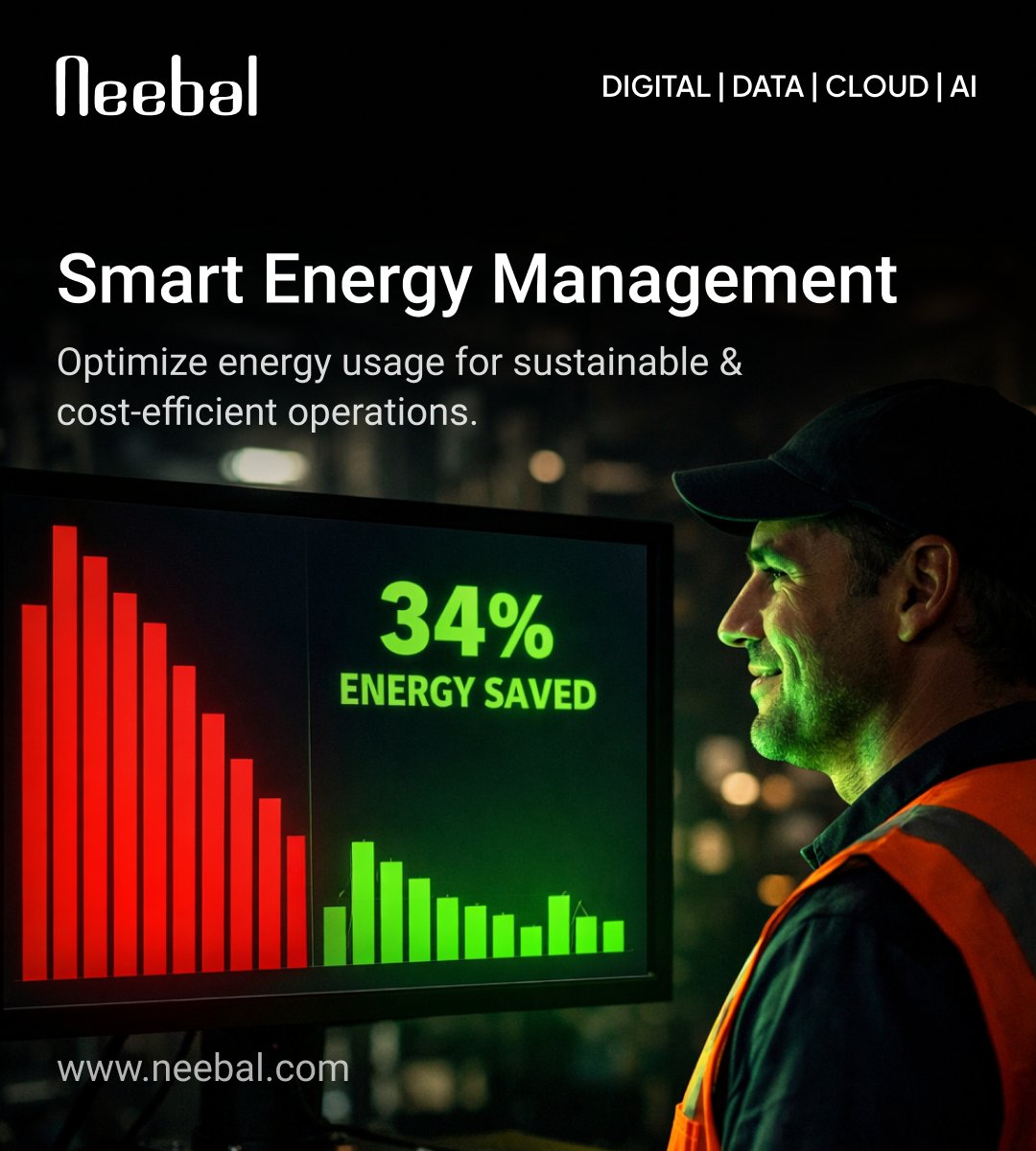 NeebalTech's tweet photo. Sustainability starts with visibility.
Neebal helps manufacturers monitor, analyze, and reduce energy use - without compromising output.

Learn more: https://t.co/lGbx1ZgDsa

#Neebal #EnergyManagement #Sustainability #Industry40 #SmartFactory https://t.co/etU9ZbzXtO