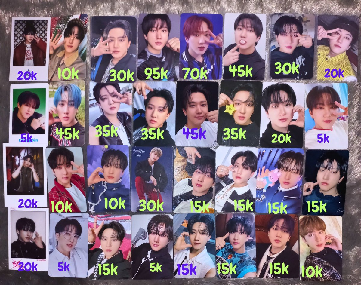 wts / sell pc pob LD pola photocard stray kids skz Bang Chan Lee