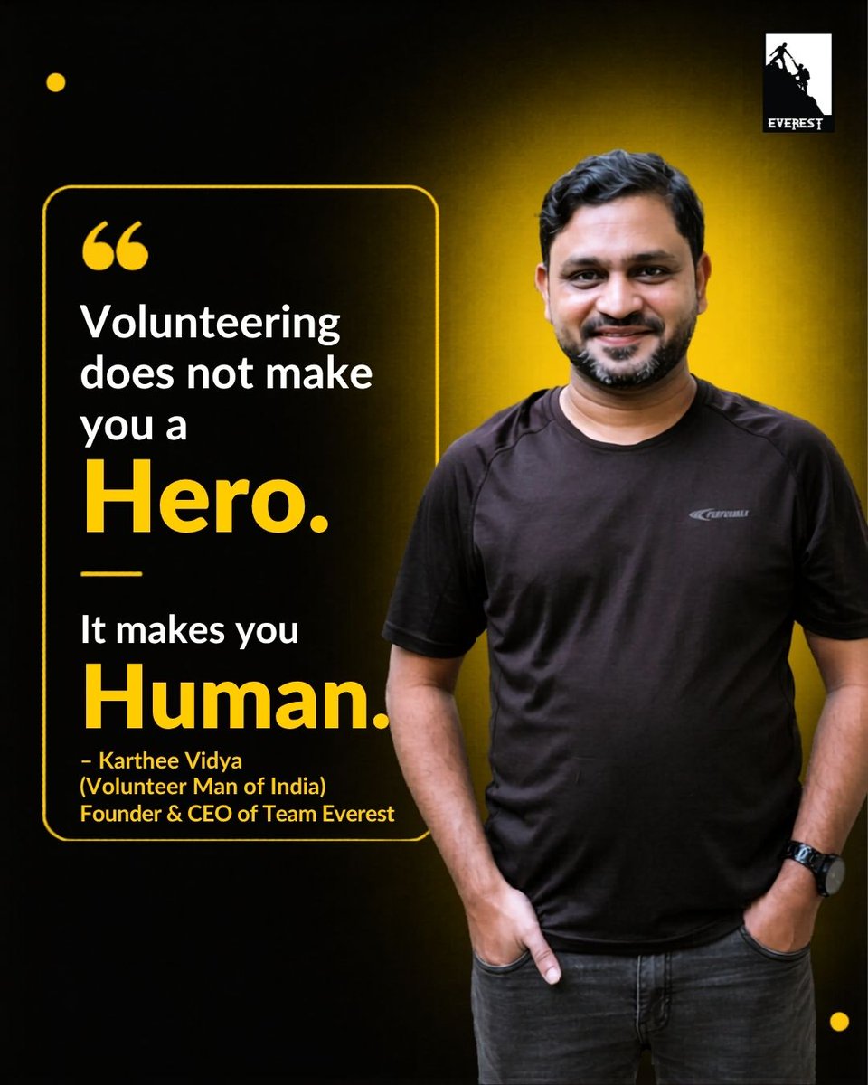 teameverestngo's tweet image. Are you in awe of superheroes?

#volunteering #volunteers #SDG #teameverest #ngo #volunteermanofindiaquotes