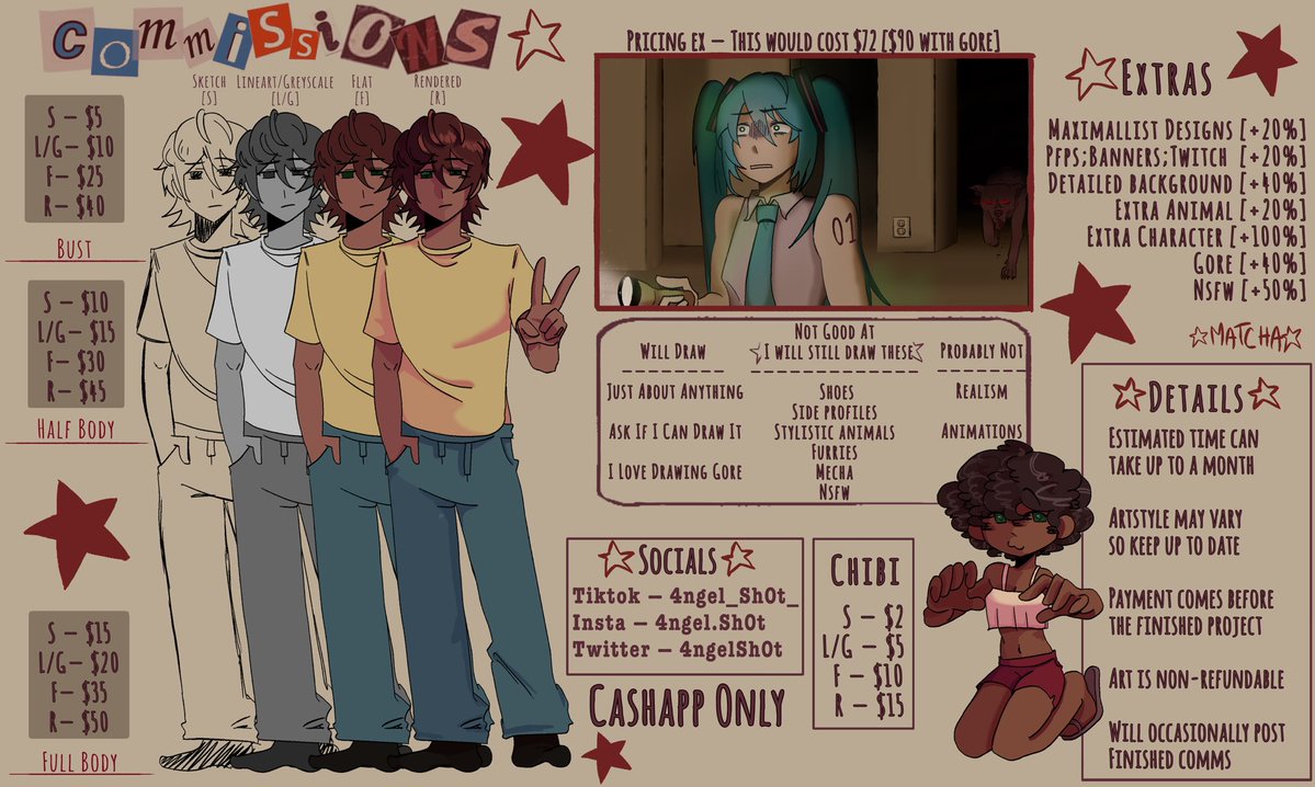 4ngelSh0t's tweet image. [COMMISSION SHEET]
#art #digitalart #commissionsopen