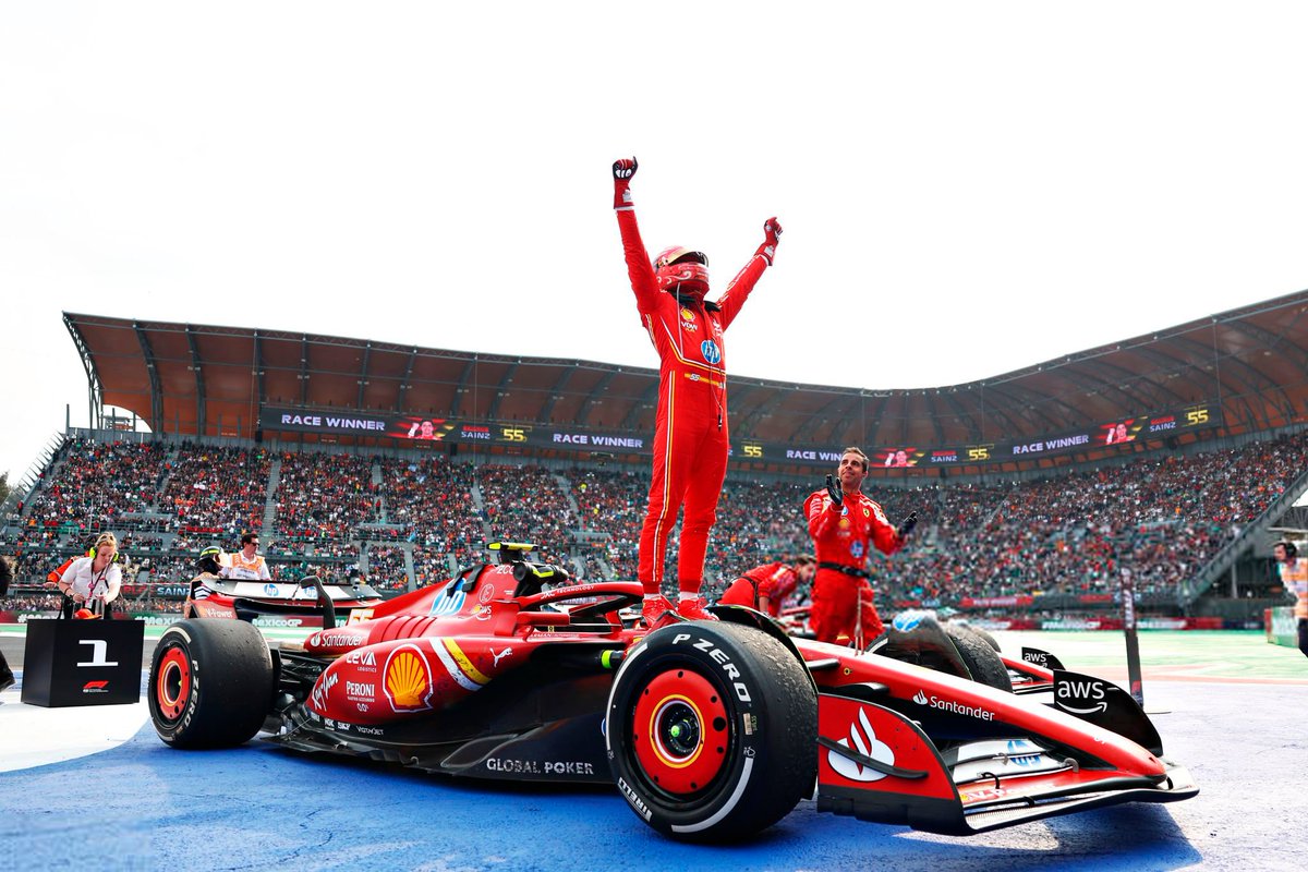 🔴 Hoy, 5/5, se cumplen 555 días de la victoria de #55 Carlos Sainz, el último piloto en ganar con Ferrari

#F1