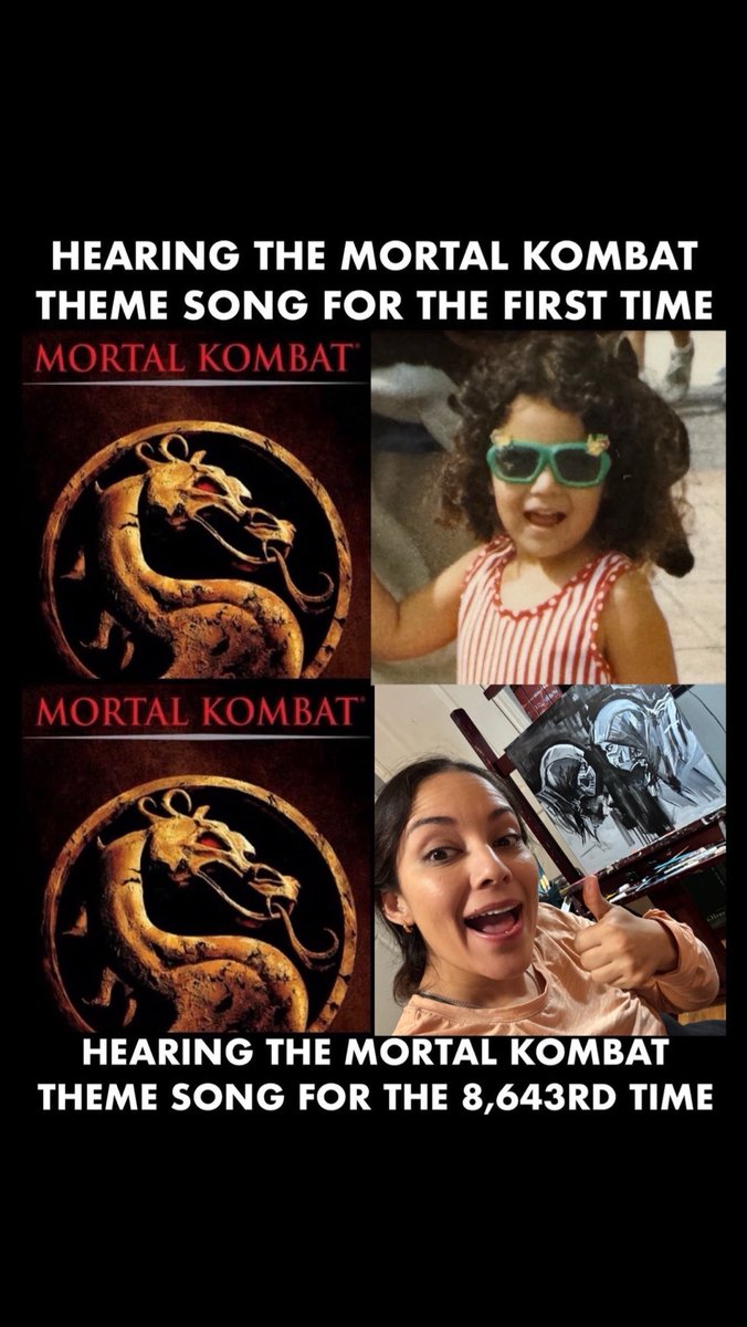 lari_alejandro's tweet photo. Still can't get this song out of my head 😂🙌🏼
Exciting new art drops soon! 😎🎨
 #90skid #mortalkombat #fanart #90snostalgia #larialejandroart https://t.co/0tCPVE6iVg