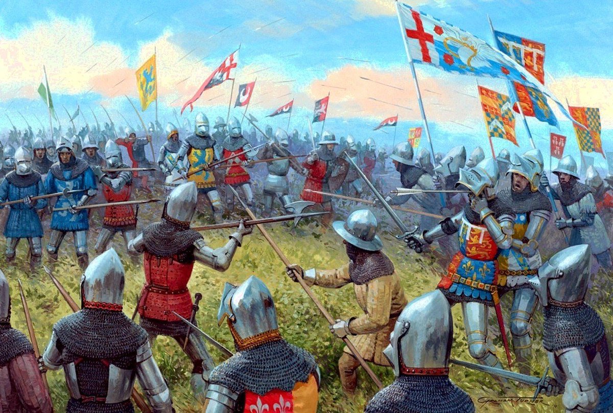 When he was 16 years old, future King of England Henry V was shot in the face with an arrow at the Battle of Shrewsbury in 1403.

"Boy though he was, he did not falter."