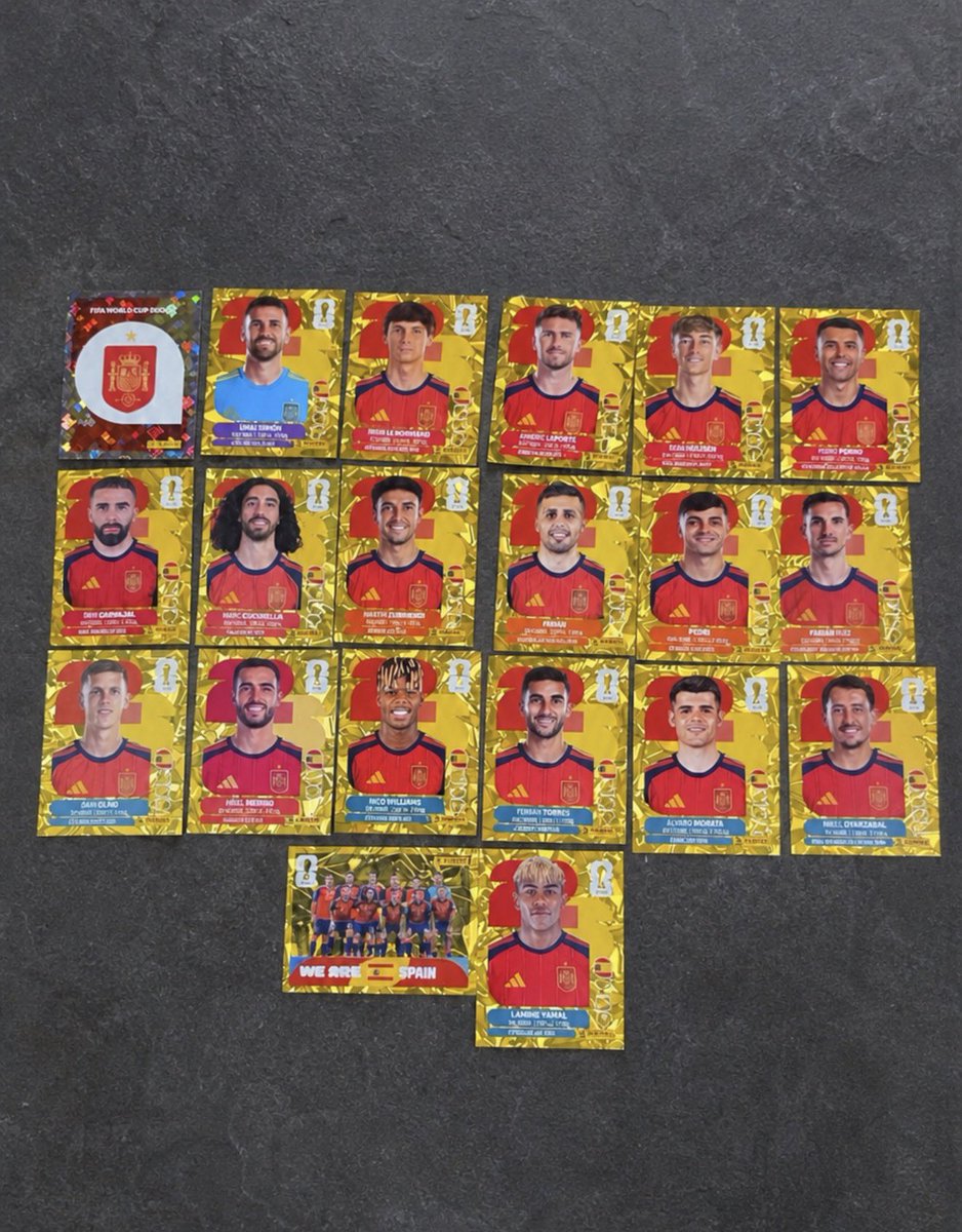 aitorcards's tweet image. SELECCIÓN ESPAÑOLA versión @PaniniAmerica GOLD, edición deluxe del #worldcup. Conseguiremos la segunda estrella??