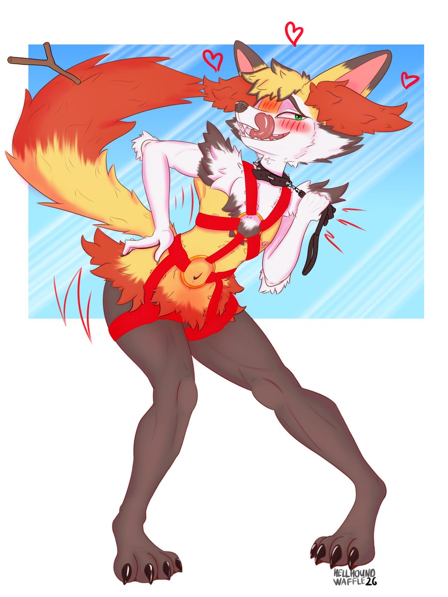 HellhoundWaffle's tweet photo. SFW YCH for Axel
#furry #furryart https://t.co/YuyKQaw3UH