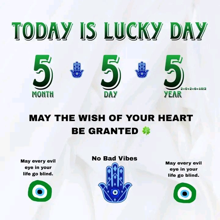 5.5.5 — the universe is aligned in your favor today. Receive it! 🌿✨