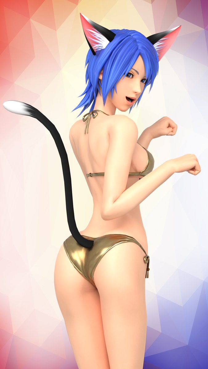 SantiUSB_The7th's tweet photo. [Reupload]

[Kingdom Hearts] - Golden Week Catgirl Aqua https://t.co/saxTX3xIKh
