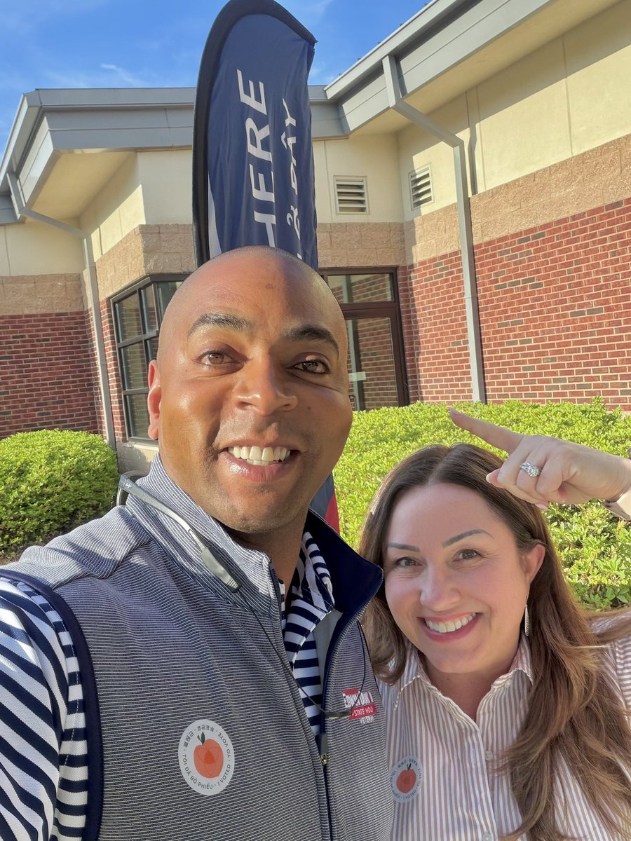 edwinduncanGA's tweet photo. We just voted, have you?

Early voting is in full swing! Get out and vote early, or make a plan to vote on Election Day, May 19, for Edwin Duncan for House District 100. 🇺🇸🗳️

Find your polling location and hours here: https://t.co/DQIghVWxvN https://t.co/gtFUvsK3rP