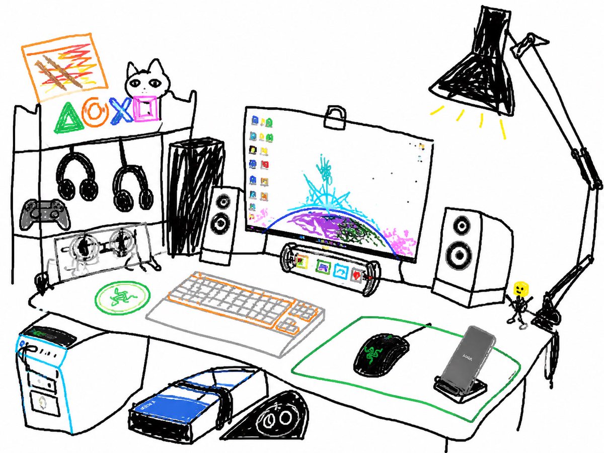 Jnk_666's tweet photo. これはおもしろい笑

#desksetup https://t.co/aOfg9YAypu