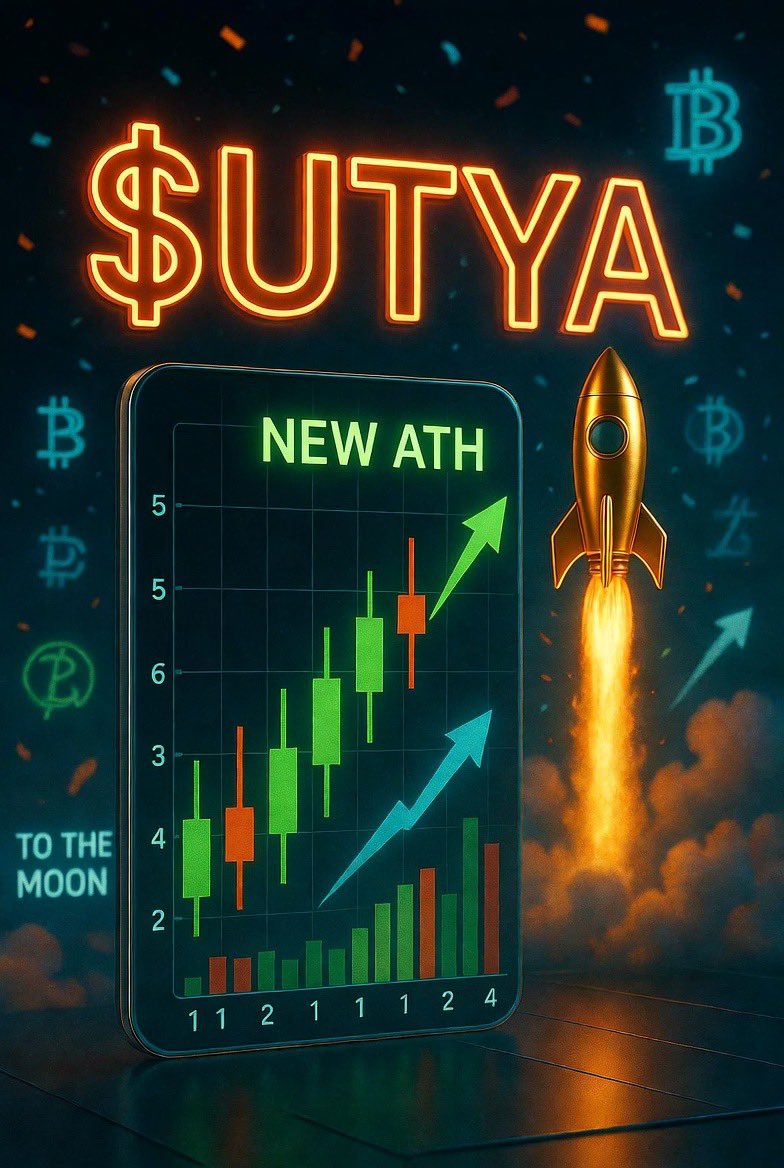 Pantruskawa6's tweet photo. $UTYA just smashed a new ALL-TIME HIGH! ๐
The bulls are unstoppable. Momentum is building. This is only the beginning.
Whoโs riding with us to the moon?
#UTYA #NewATH #Crypto #ToTheMoon https://t.co/SzsKh05xBn