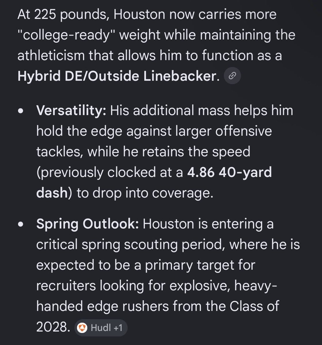 Houston2028's tweet photo. Just a couple stats so far, can’t wait to keep getting better.💯💯💯
@CoachTraun @HawkHypeMan @rohawksfootball https://t.co/YnNXVuU9Tt