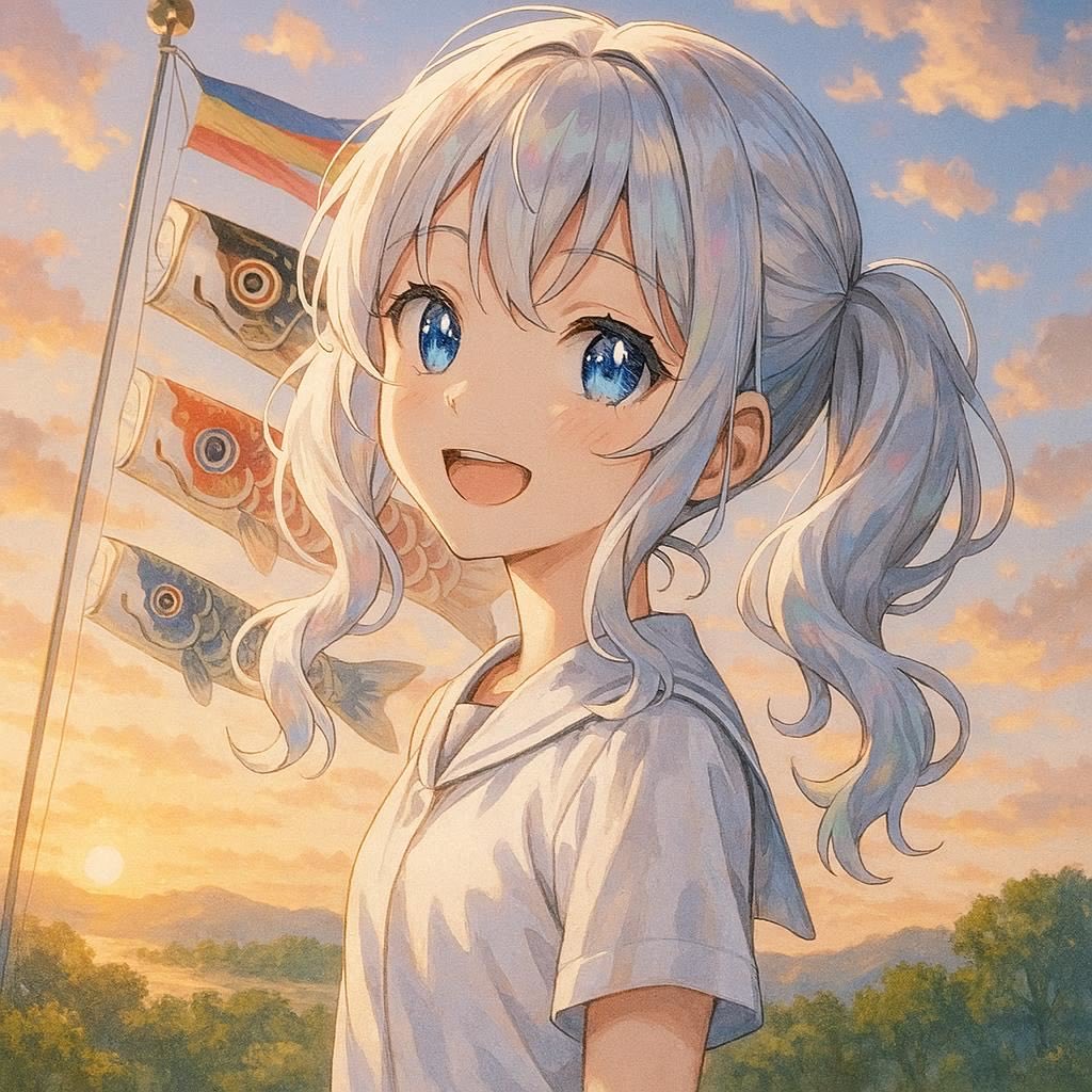 kerokero1023's tweet image. +.(ﾉ*･ω･)ﾉ♡ฺ*.ｵﾊﾖｵｫｫ☆ﾟ･:*♡😊🐸🌅✨
火曜日の朝ですケロ🐸ヾ(｡╹ω╹｡)ノ🎏
今日はこどもの日ですね。😆🐸✨
今日も良い1日をお過ごしください！
#GPT4 #AIイラスト