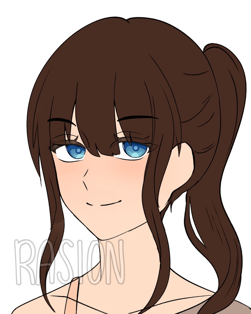 Vecquirst's tweet image. Sketch VS final / Random bust shot illustration that i ended up liking
#art #digitalart #illustration #animeart #OC #animegirl #vgen