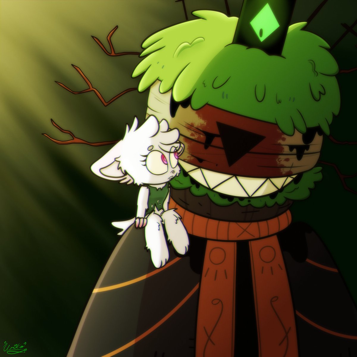 UrikoYuuki's tweet image. Mi parte del ArtTrade para @PinkuHittari 

#cultofthelamb #cotl #cotlLeshy #cotloc #ArtTrade