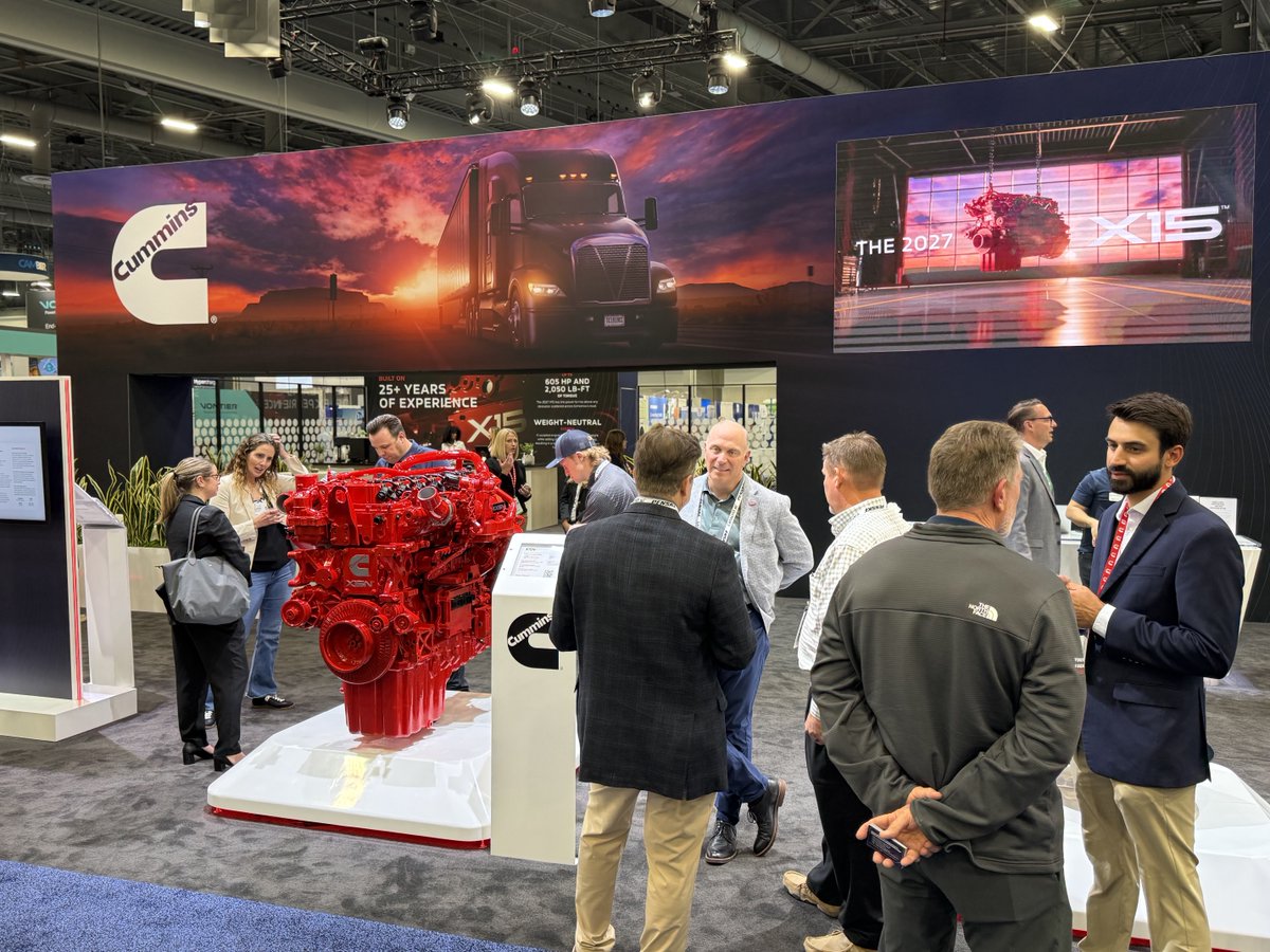 SethClevenger's tweet photo. From autonomous trucks to alternative fuels, there’s a wide range of commercial vehicle technologies on the show floor at @ACTExpo 2026. Here are a few highlights. #ACTExpo https://t.co/wEisl21cIZ