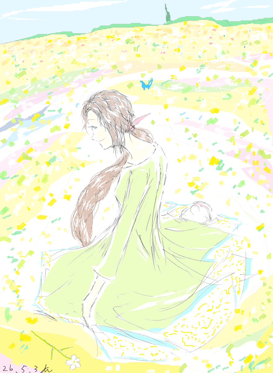 Andtheworldnow1's tweet image. #イラスト #illustration #art #花