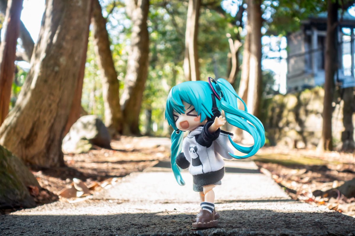 先行くよ〜♪

#おでかけ #ねんどり #初音ミク