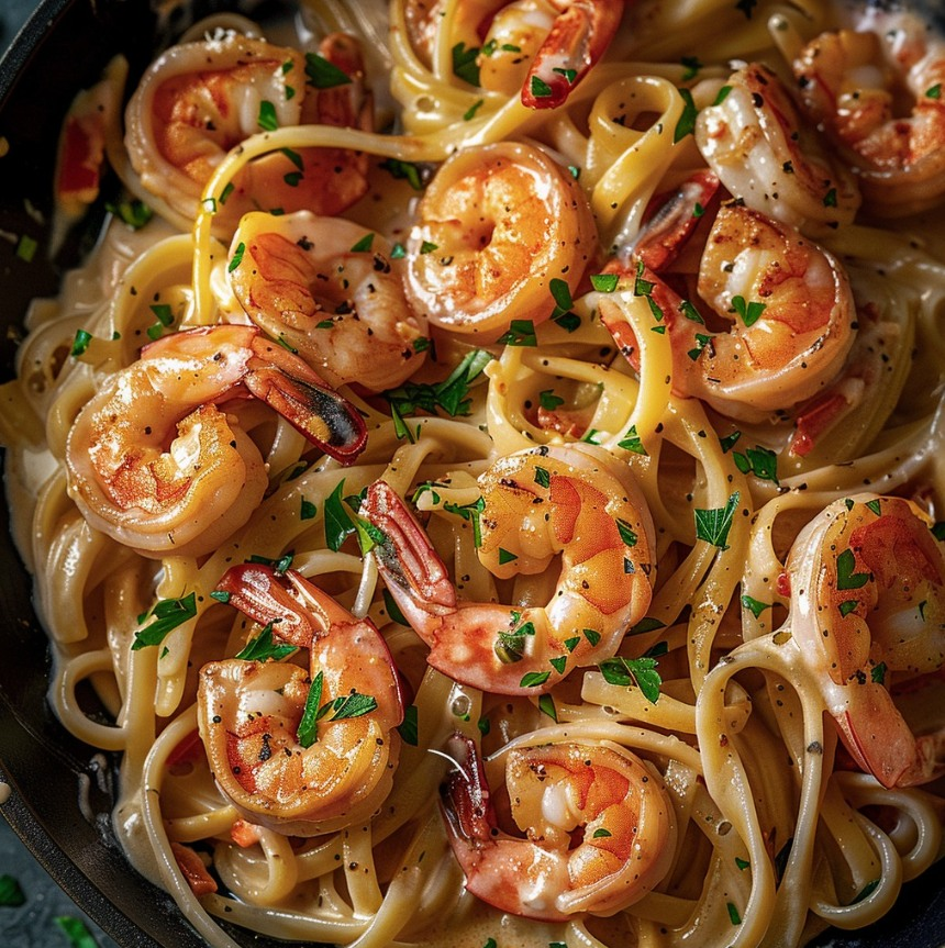 Creamy Cajun Prawn Pasta

Ingredients:

200g (7oz) penne pasta
1 tablespoon olive oil
1 onion, finely chopped
2 cloves garlic, minced
1 red bell pepper, sliced
200g (7oz) raw king prawns, peeled and deveined
1 tablespoon Cajun seasoning
150ml (2/3 cup) double cream
100ml (1/2