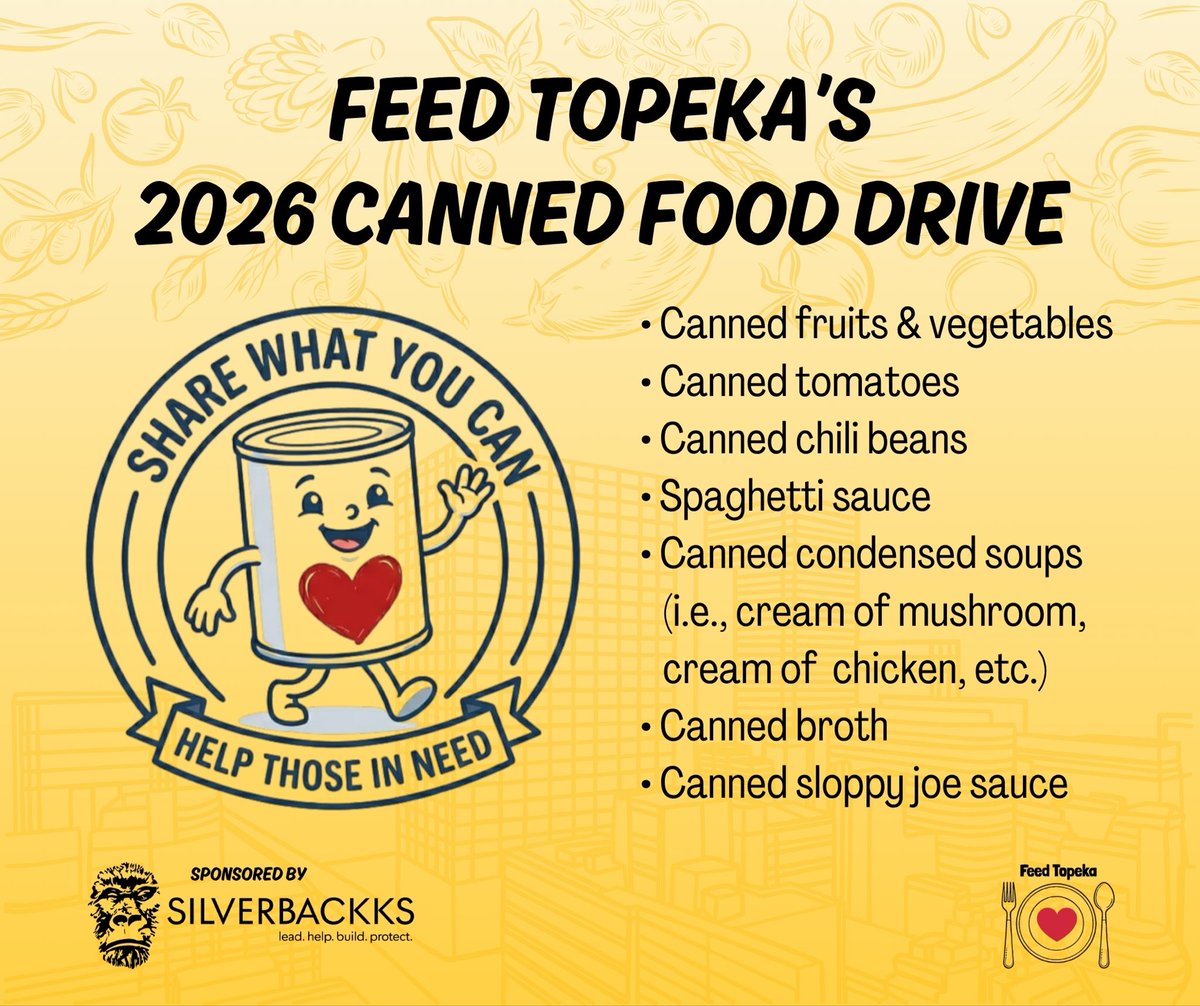 Silverbackks supporters: We’re hosting a canned food drive, June 5-6. Join us by challenge your friends, family, or co-workers to collect the canned goods we’re looking for, &amp; plan to drop them off during the designated drop off times. Together we CAN make a difference. 🥫🍽️