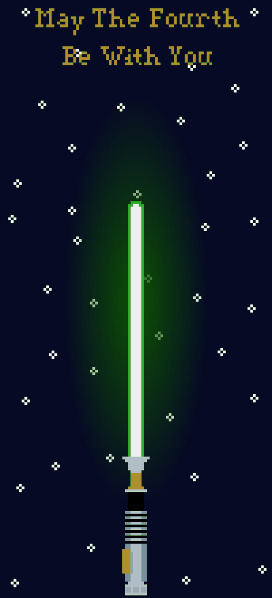 SuperUltraPixel's tweet photo. May the fourth be with you #starwars #pixelart https://t.co/O0AYqaZPeK