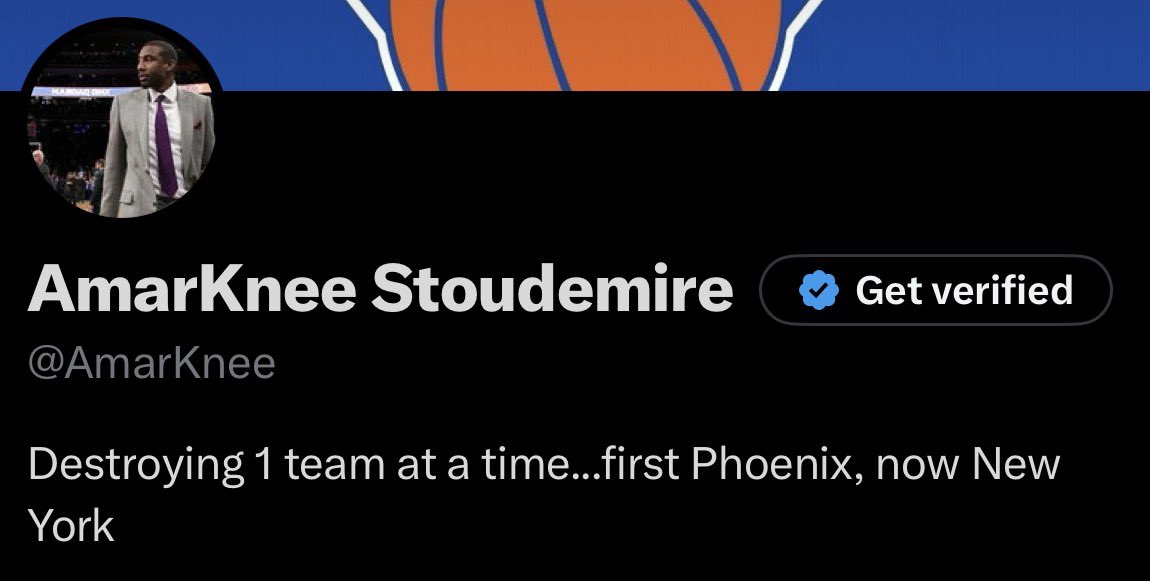 AmarKnee Stoudemire tweet media