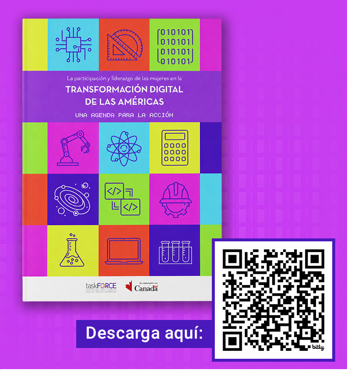 ONUMujeres's tweet photo. 📔 “La participación y liderazgo de las mujeres en la transformación digital de las Américas”. Aborda desafíos y oportunidades para asegurar su participación y liderazgo en los procesos de toma de decisiones.
➡️ https://t.co/x5TmYbbQ4v https://t.co/A9izyskZvT