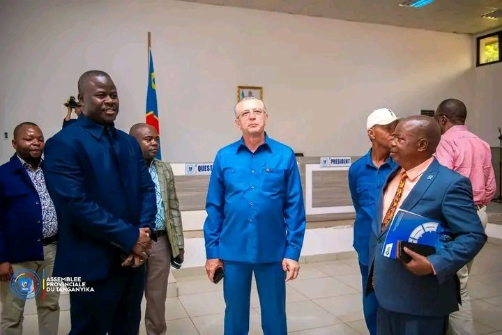 kongwa_john's tweet image. #EXPO #BETON2026
 à #Kalemie, les préparatifs s’intensifient.
Ce samedi 2 mai 2026, le Président de l’Assembl Prov du Tanganyika, @CyrilAwel, a reçu en audience l’hon  @JeanBamanisa, Promoteur et Président de ce grand salon dédié à la construction, aux infrastructures et au dév.