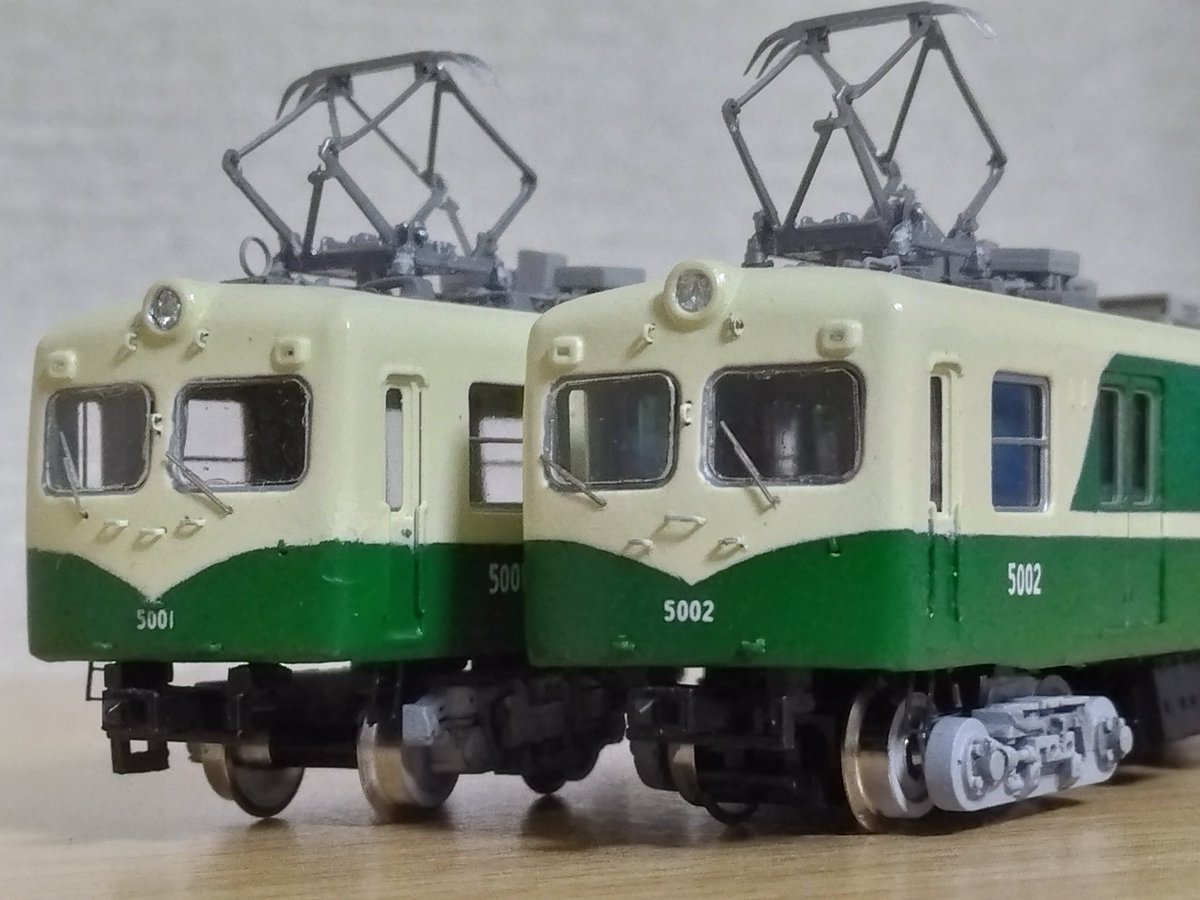 試作ジェットカーこと初代5001形完成しました。キッチンさん製のキット 