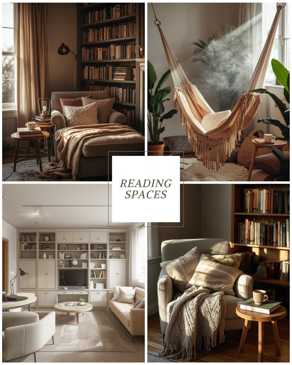 PerdidoPete's tweet image. There is always a book to read or a podcast to enjoy.

Make learning more manageable by creating a dedicated space for it. 

Here’s my collection of aesthetic reading and learning spaces to elevate your home and for you to romanticize your learning. 📚

#reading