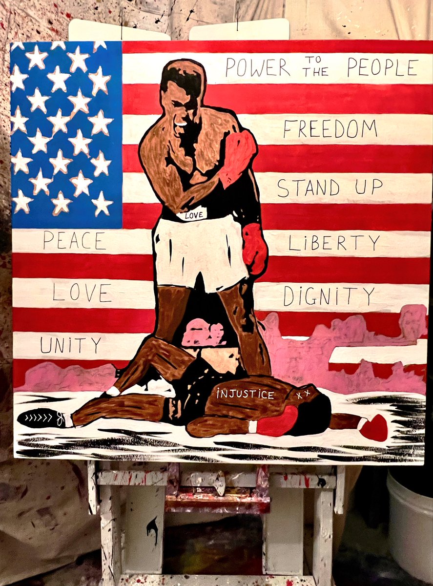 MT007ART's tweet image. Still a Long Way To Go !!
Work in Progress 4ft x 4ft on Wood.
Sometimes Making Art is About Making a Statement !!!
#fineart #art #artist #museum #artcollector @gettymuseum @lacma @thebroadmuseum @moca @hammer_museum @guggenheim @metmuseum @whitneymuseum @MOCANOMI @Tate