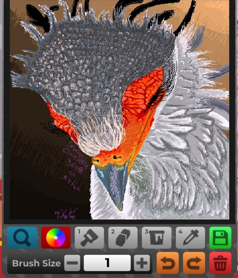 SpanishO3008's tweet photo. Secretary bird drawn on pc #drawanddonate #roblox #art https://t.co/IL1tqqsEFe
