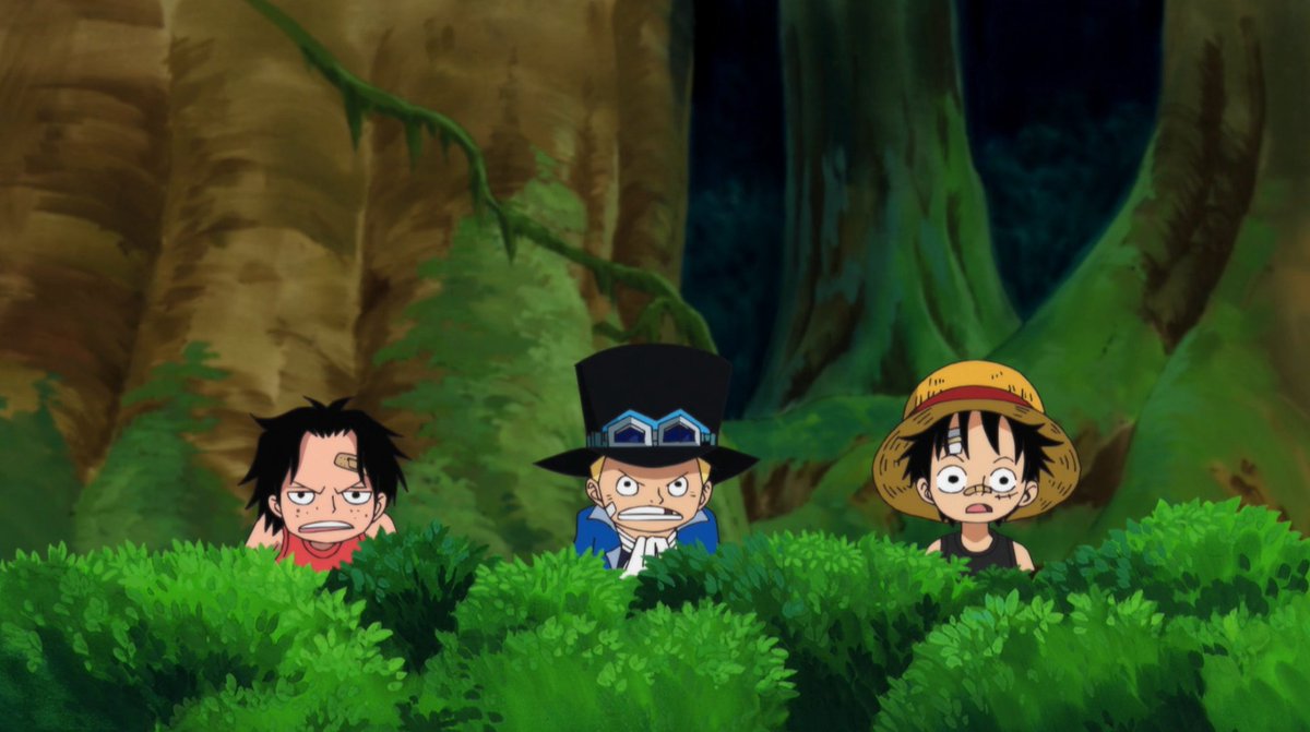 They have a third friend in the group, Sabo 🎩

He was one of the people Ace mentioned in his last words to Luffy.

Seemed those two wanted to be pirates together, so rn I'm curious to know why he didn't end up a Whitebeard pirate with Ace 🤔
