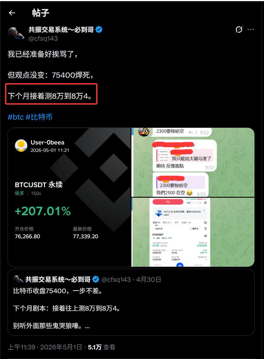 共振交易系统～必到哥 tweet media