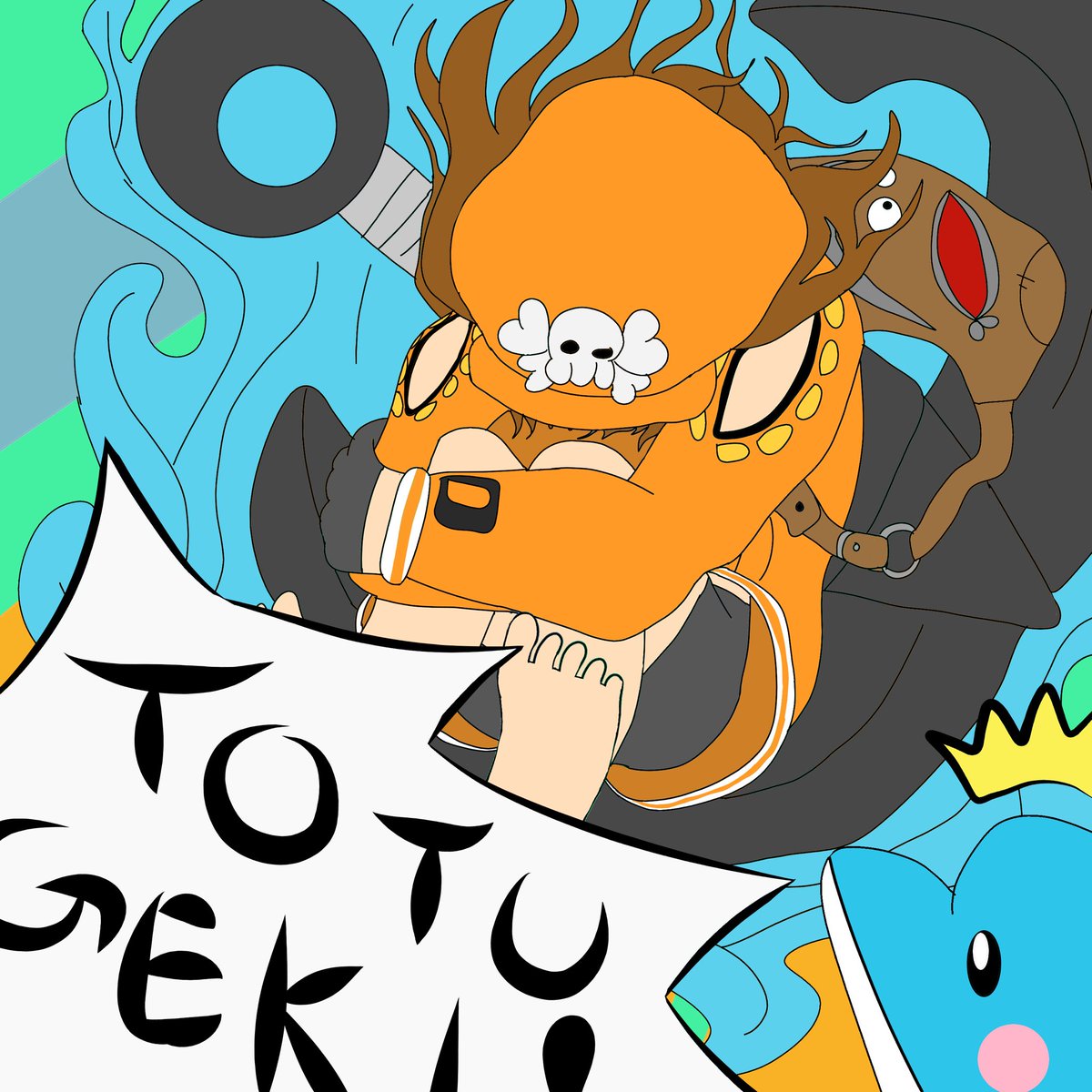 tyaru_ran's tweet photo. メイちゃんの誕生日！！！！！
イラストは忘れてたので突撃してるメイちゃんで…おめでとう
#GGST #ggst #ギルティギア https://t.co/qaTMDSQgRm