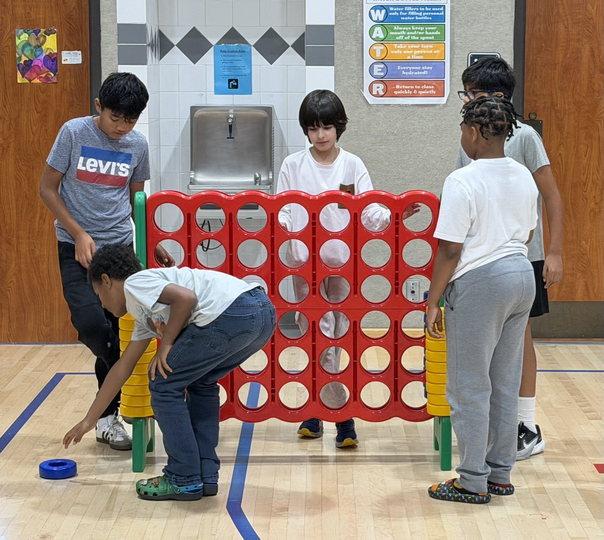 StoryFalconPE's tweet photo. Our students had a sneak peek of some Field Day items today. Field Day is Friday! https://t.co/fRBxS9gKnT