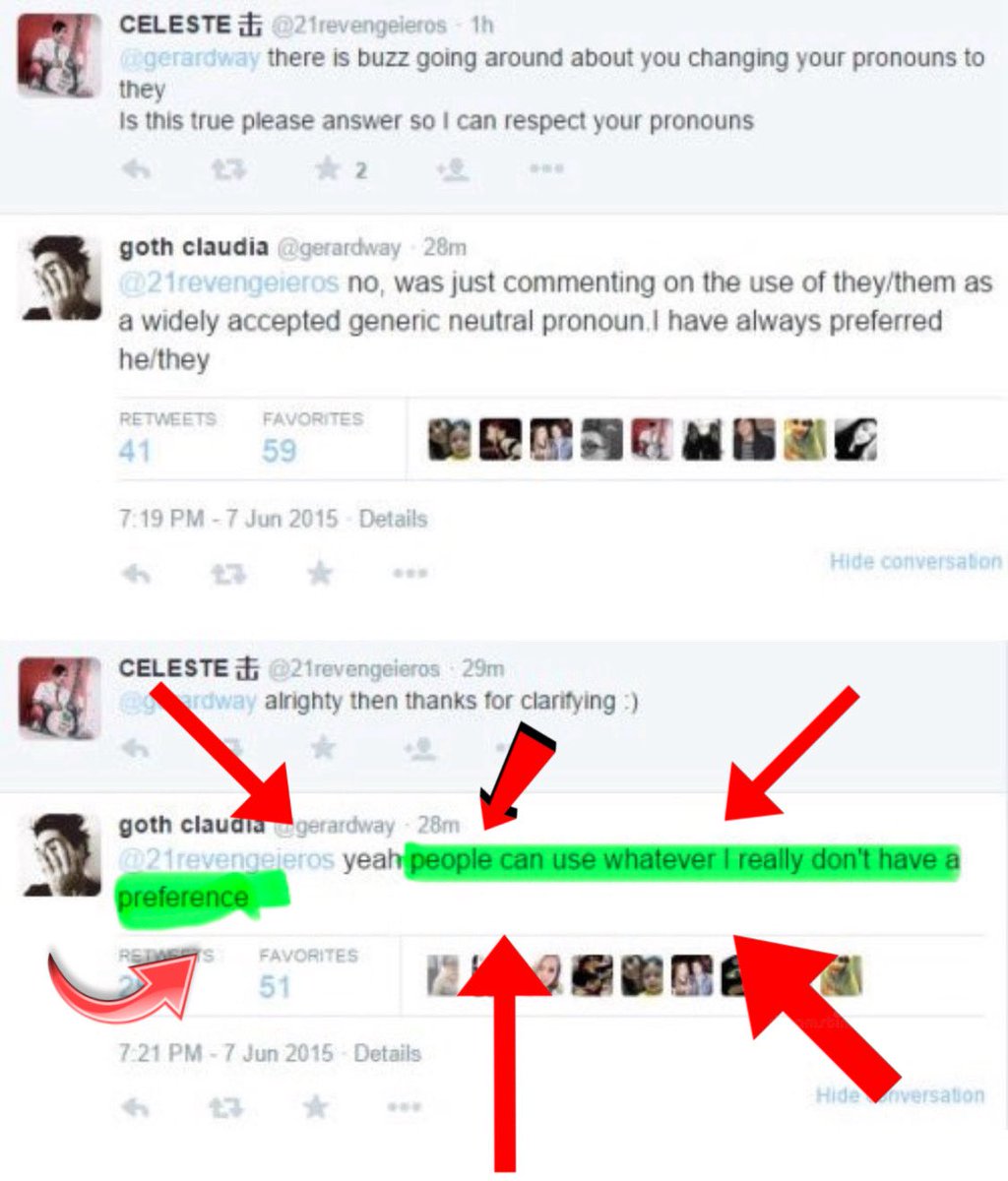 butch frank iero tweet media