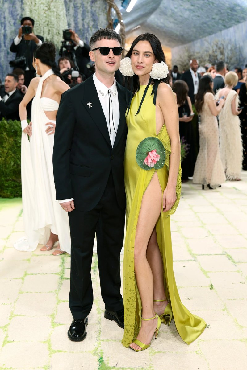 Tom Sturridge and Alexa Chung in Dior at the Met Gala 2026 #metgala