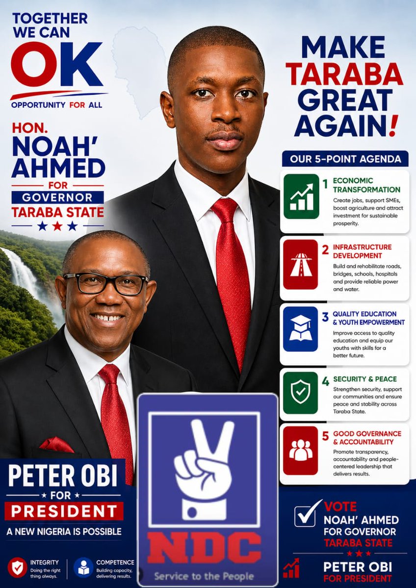 HonNoah93's tweet image. Who talked that thing....,..??? All my supporters infact Taraba state is #OBI we are just starting.