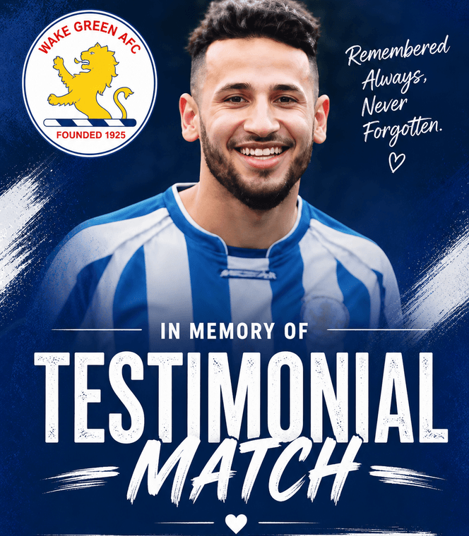 WAmateurs's tweet photo. A testimonial in tribute to Daryl Francis
Join us at the Holloway this Sunday, May 10th for a testimonial game and tribute to ex Wake Green Player, Captain, and friend Daryl Francis
#wakegreenafc #theholloway #tribute #testimonialgame
https://t.co/FYiPwV9t3w https://t.co/gW2HYzuY3c