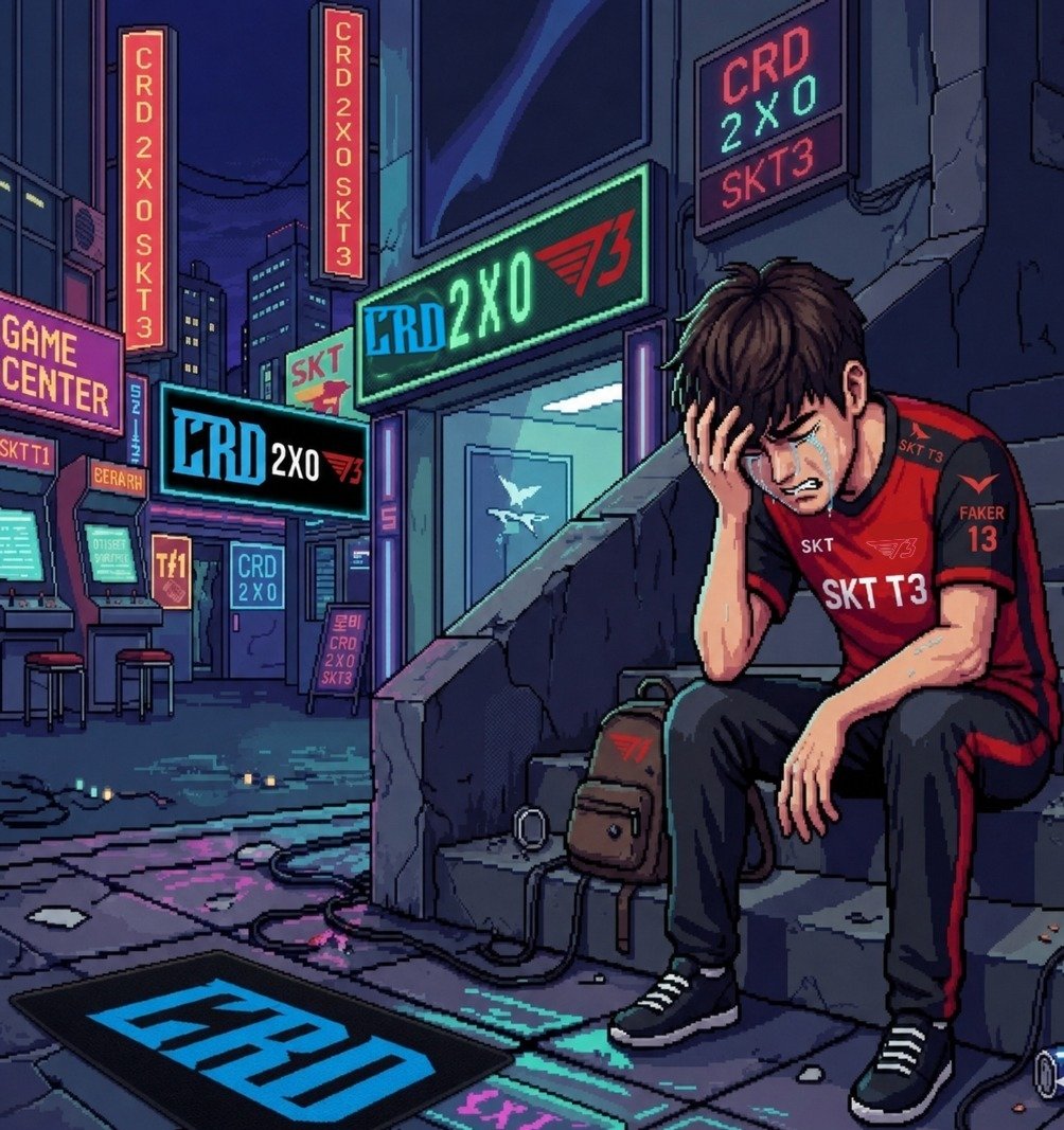 CRDLOL's tweet photo. NÃO CHORA! 
HOJE NÃO DEU PRA SKT!

Com direito a PENTAKILL do @sntlol1 , ganhamos mais uma Md3 na @ligagalactica_ série S!

CREED 2 X 0 SKT T3
GGWP! https://t.co/RLossICxsm